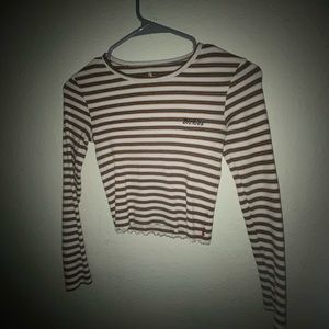 Dickies (Small) long sleeve crop top